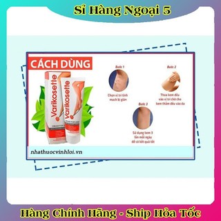 DATE MỚI] Kem Suy Giãn Tĩnh Mạch Varikosette của Nga 75ml