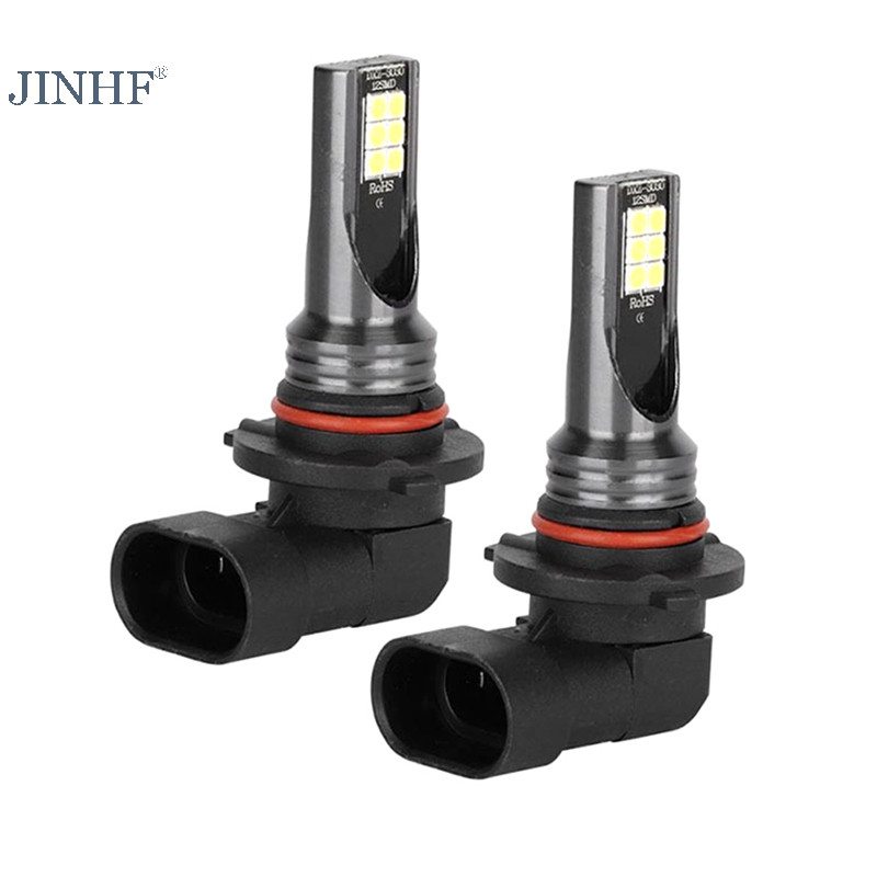 Jinhf 2 Chiếc H8 H11 Đèn Led Led Siêu Sáng Đèn Sương Mù Ô Tô Lái Xe Ngày Chạy Bộ HOT