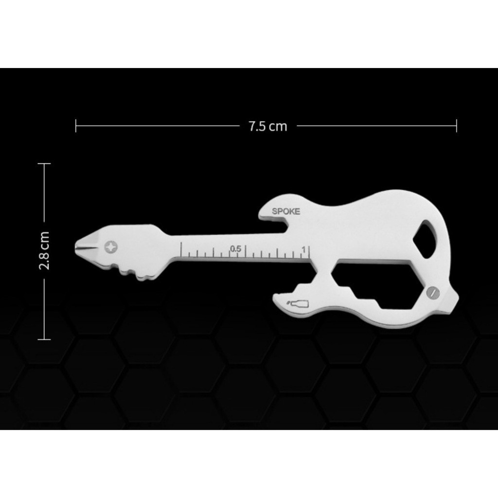 Dụng cụ đa chức năng móc khoá mini EDC_dã ngoại_ cắm trại