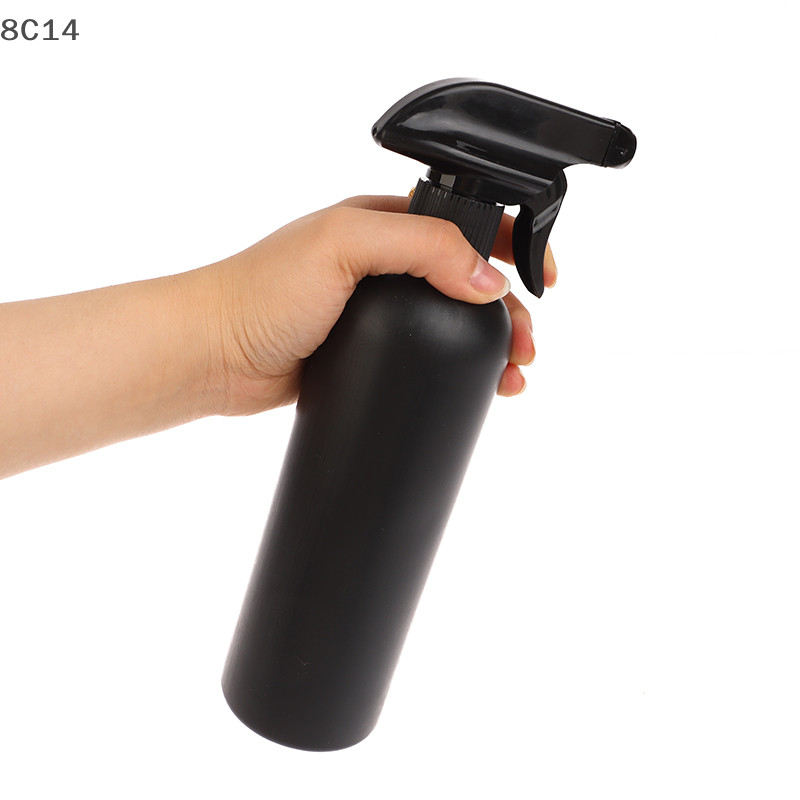 GVERLCRTN Chai làm tóc 500ml Chai rỗng Máy phân phối khử trùng Chai phun sương có thể đổ lại Salon Barber Water er (8C)