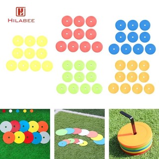 Hilabee 10 Nón, Đĩa Sàn Chống Trượt Bút Đánh Dấu Linh Hoạt Cho Huấn Luyện Viên Đội Thể Thao Golf Bóng Chày Bóng Rổ