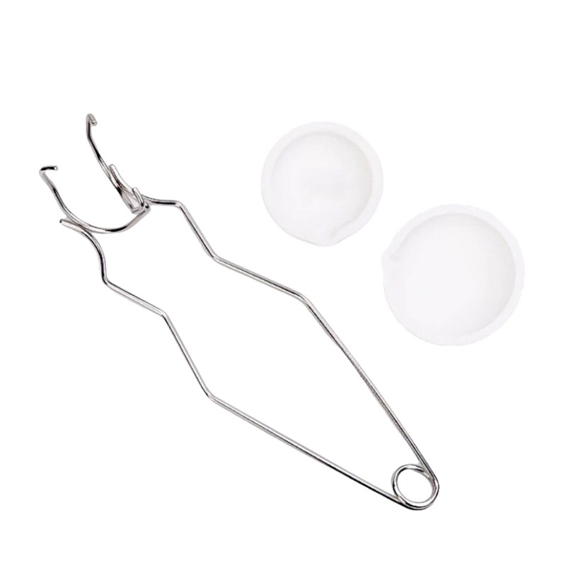 Exhila Thạch Anh Nóng Chảy Crucible Set Roi Tongs Kim Loại Khuôn Vật Dụng Vàng Nóng Chảy Bộ Nồi Nhỏ Thích Hợp Cho Je