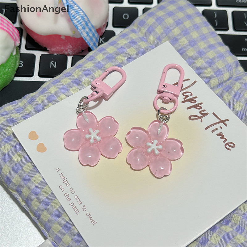 Fashionangel Trong Suốt Hoa Anh Đào Hoa Mặt Dây Chuyền Móc Khóa Cho Bé Gái Nữ Móc Khóa Ngọt Ngào Sáng Tạo Ba Lô Trang Trí Phụ Kiện Quà Tặng
﻿ Th