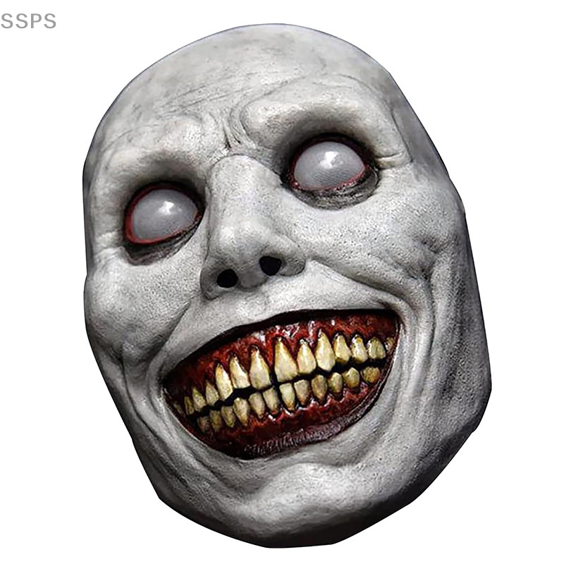 [SSPS] Kinh Dị Kẻ Trừ Quỷ Mặt Cười Mặt nạ Quỷ Cosplay Ác Ma Đáng Sợ Ma Nhựa Mặt nạ Halloween Carnival Trang Phục Đảng Chống Đỡ FAH