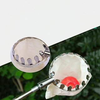 Vợt hái trái cây trên cao đa năng kèm túi vải, dụng cụ hái hoa quả kim loại siêu bền đẹp ALINE