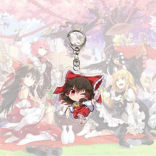 Anime Touhou Project Acrylic Móc Khóa Marisa Remilia Acrylic Túi Mặt Dây Chuyền Ngoại Vi