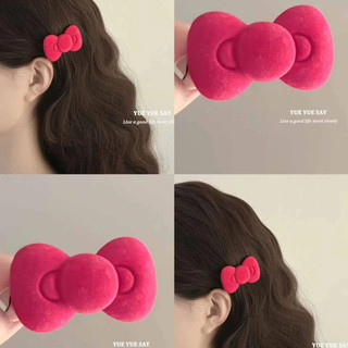 Kẹp tóc HelloKitty phụ kiện tóc nơ bên tinh tế