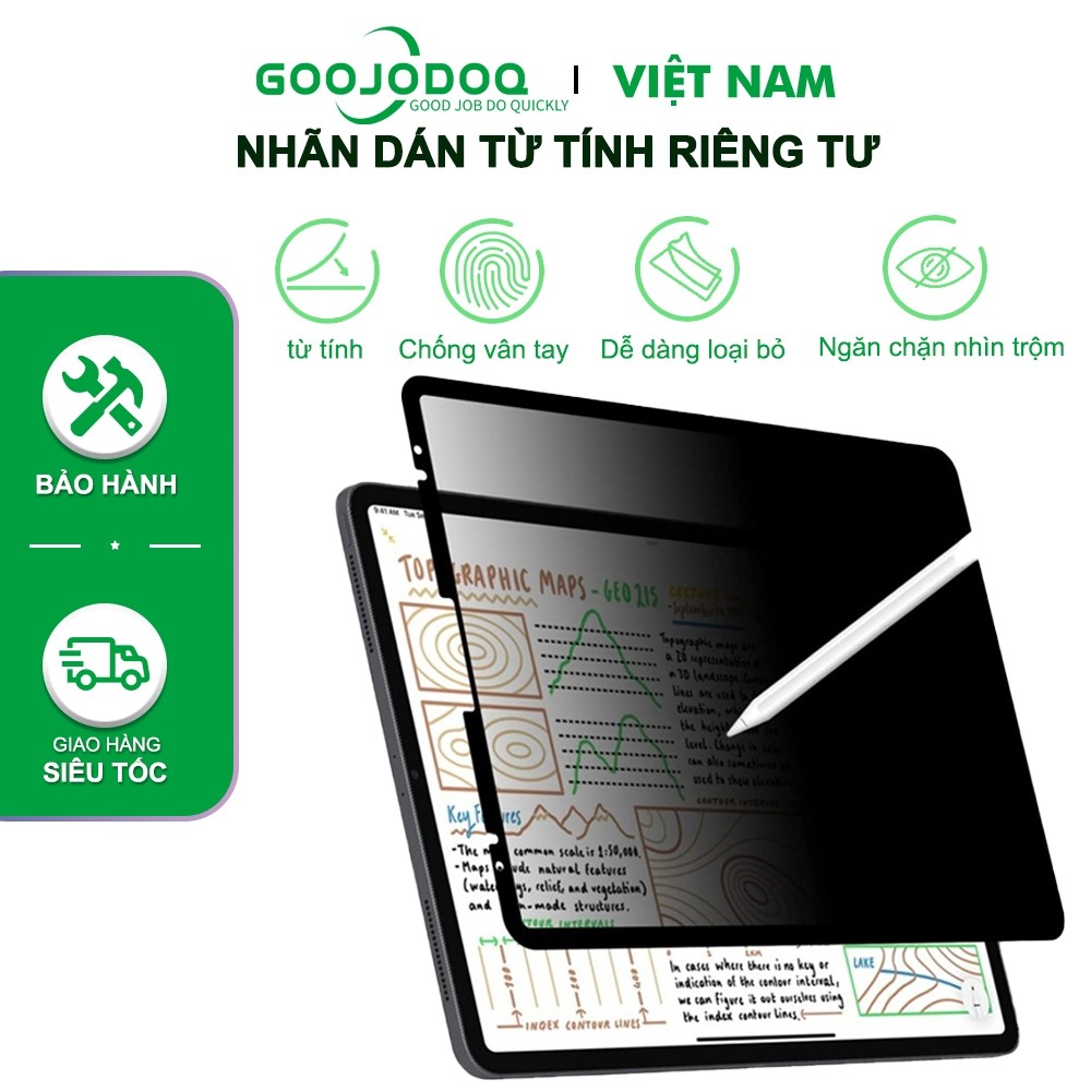 Phim bảo vệ màn hình GOOJODOQ cho iPad
