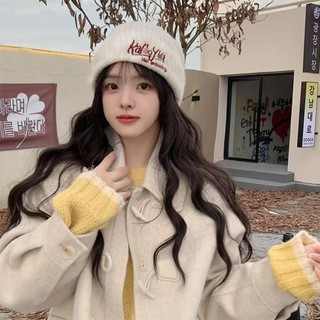 Mũ dệt kim JKDESIGN, Mũ beanie ấm áp dễ thương, Mũ beanie dày thời trang thông thường Y2K dành cho nam nữ