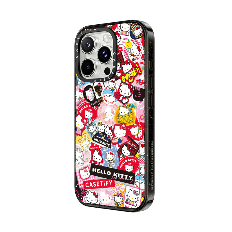 Casetify X Hello Kitty Kỷ niệm 50 năm - Ốp lưng Acrylic cứng hút từ tính cho Apple IPhone 12 13 14 15 16 Pro Max Plus có hộp