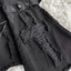Máy giữ ấm chân NICOLOO, Vỏ chân Denim đen Harajuku cổ điển, Dây đeo dây rút Y2k Tất xếp chồng sừng Punk