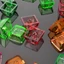 Btsg 20 Chiếc Trong Suốt PC Keycaps Bàn Phím Cơ Keycaps Trống Đèn Nền Keycaps Cho Công Tắc Bàn Phím Cơ