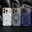 Ốp điện thoại mờ từ tính nghệ thuật MỚI cho iPhone 16 Promax 16 15 14 13 12 Pro Max 14 / 15Plus 11 Vỏ bảo vệ chống sốc cứng M1 sang trọng chống rơi