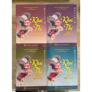 Sách - Khai Thị ( bộ 4 cuốn) ( bìa mềm, có hộp)