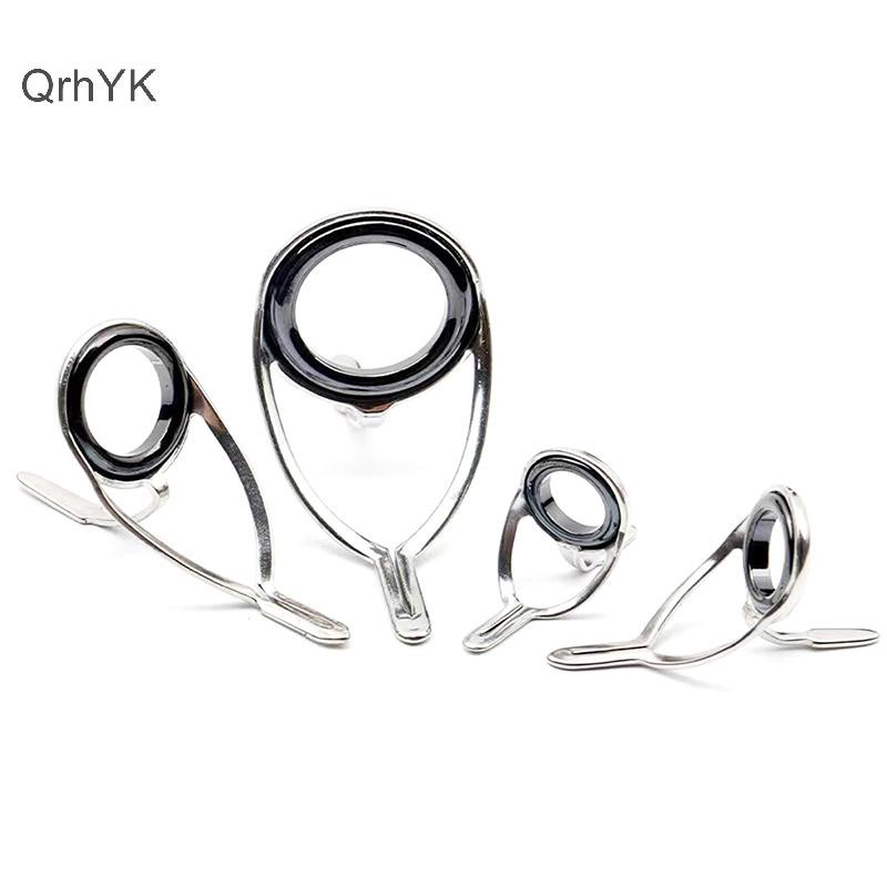 Nhà Máy Thời Trang 4 Cái / bộ Dụng Cụ Câu Cá Bằng Thép Không Gỉ Cần Câu Bộ Dụng Cụ Sửa Chữa Vòng Câu Cá Vòng Tròn Hướng Dẫn Vòng Tròn Mắt Dây QrhYK