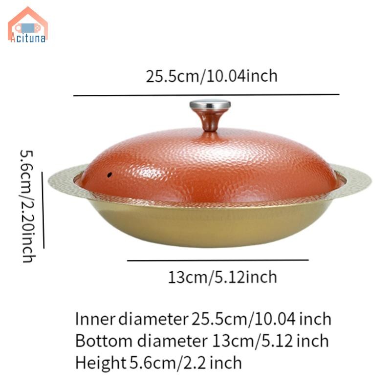 Nồi Lẩu Inox Có Nắp Hộ Gia Đình Đĩa Ăn Nhẹ Nồi Cồn