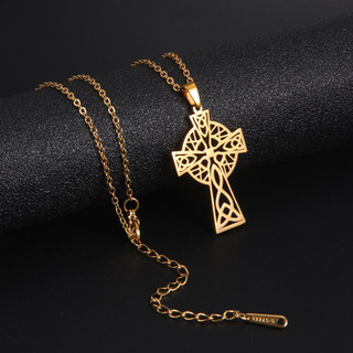 Skyrim Titan Thép Không Gỉ Chữ Thập Vòng Cổ Nam Thanh Lịch Nữ Quyến Rũ Trang Sức Thời Trang
