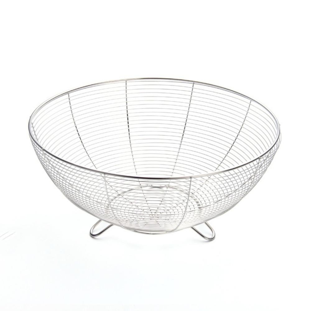 Giỏ đựng trái cây HIGHVIEWLS, Giỏ dây kim loại dung tích lớn, Giỏ đựng bộ lọc bằng thép không gỉ di động