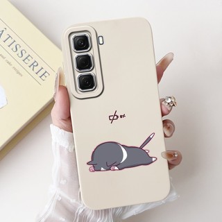 Infinix Hot 50 Pro 4G 50 Pro + 4G X6880 X6881 Vỏ bảo vệ ống kính phong cách vui nhộn dễ thương Vỏ điện thoại Silicon mềm chống sốc
