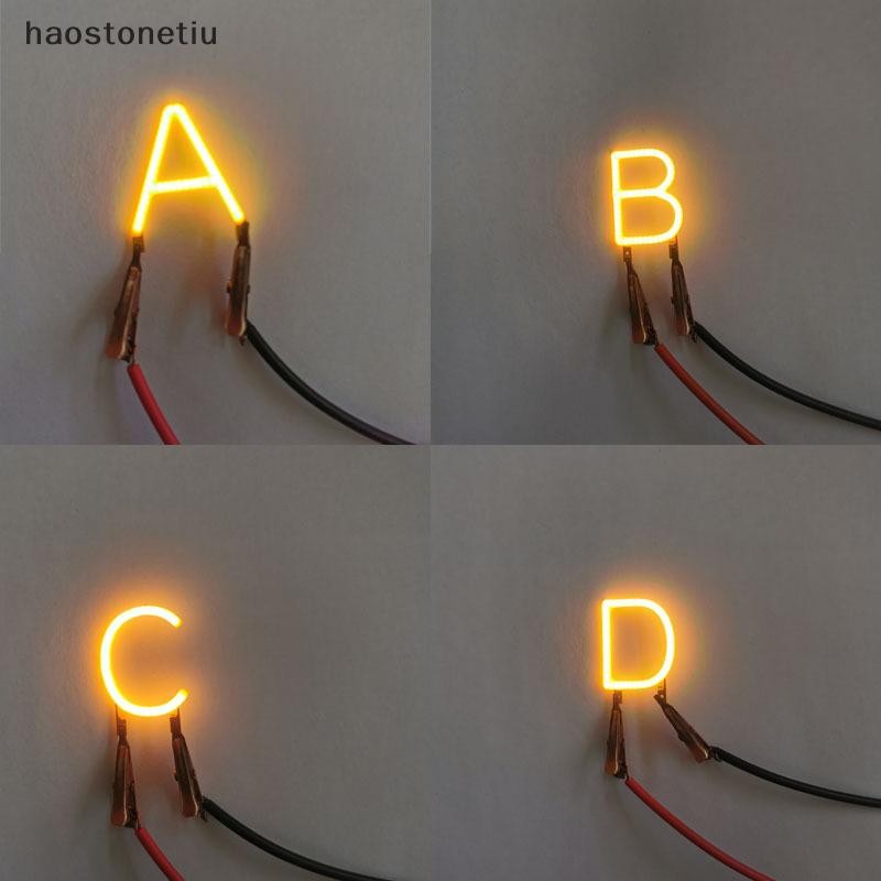 NS Chữ Dây Tóc COB LED Dây Tóc DC3V Nến Edison Vàng Diode Trang Trí Tiệc Phụ Kiện Ánh Sáng DIY NS