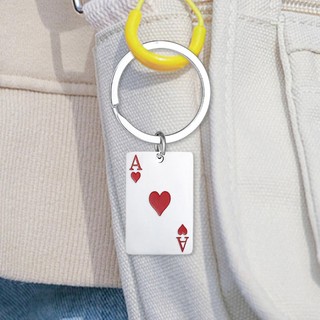 Móc khóa Poker Móc khóa đa năng Mặt dây chuyền chìa khóa xe kim loại sáng tạo enmdavn