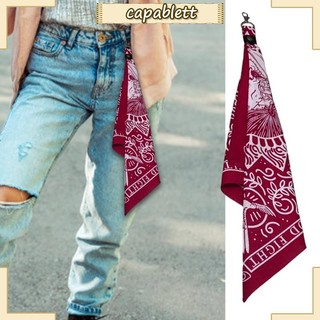 Khăn choàng Polyester mềm thời trang CAPA có móc khóa trang trí Bandana để mặc hàng ngày