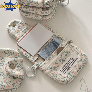 Ví đựng tiền xu sinh viên dễ thương Ví di động Hộp đựng thẻ Canvas Túi lưu trữ nhỏ thời trang