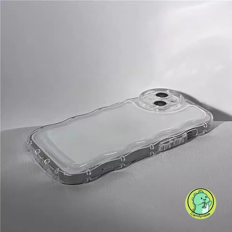 Ốp Điện Thoại Sóng Trong Suốt 3D Cho Vivo S30 X200 Pro Mini Ultra X200S X100 X100S X90 X90S X80 X70 X70T X60 X60T X50 X30 Pro Plus X27 X23 X21 5G 4G Ốp Lưng Mềm Chống Sốc Dễ Thương