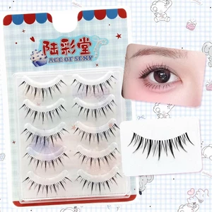 Clear Band Natural Look Full Strip Lash Phần mở rộng trang điểm Dải mi Món quà hoàn hảo cho bé gái hoặc nữ
