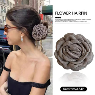 Vuốt tóc barrettes hoa trang trí phong cách đơn giản, phù hợp dùng hàng ngày cho nữ và bé gái