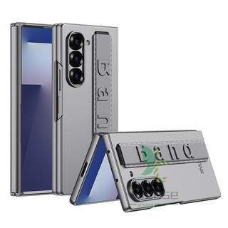 Ốp lưng dây đeo cổ tay siêu mỏng Samsung Galaxy Z Fold 7 Vỏ dây đeo cổ tay co giãn màu trơn
