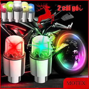 2 cái Đèn neon LED chống thấm nước trơn 2 chiếc gắn bánh xe đạp / xe máy