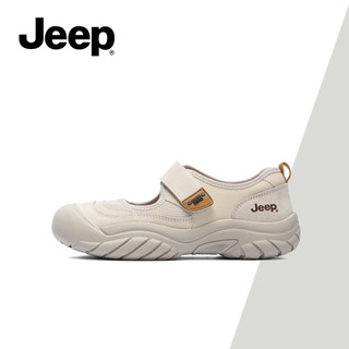 JEEP Nữ Mùa Hè Mới Phát Hành Thể Thao Ngoài Trời Giày Mary Jane, Dép Mềm Chống Dính, Dép Thoáng Khí Cắt Để Mặc Ngoài Trời