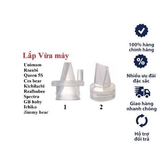 【24H】 Van Thay Thế Máy Hút Sữa – Van Chân Không Mềm, Dễ Vệ Sinh, Phù Hợp Nhiều Dòng Máy