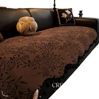 Bốn Mùa Đa Năng Không Đều Sofa Đệm Cố Định Chống Trơn Trượt Hàng Thẳng Một Mảnh Sofa Bao Khăn Sofa