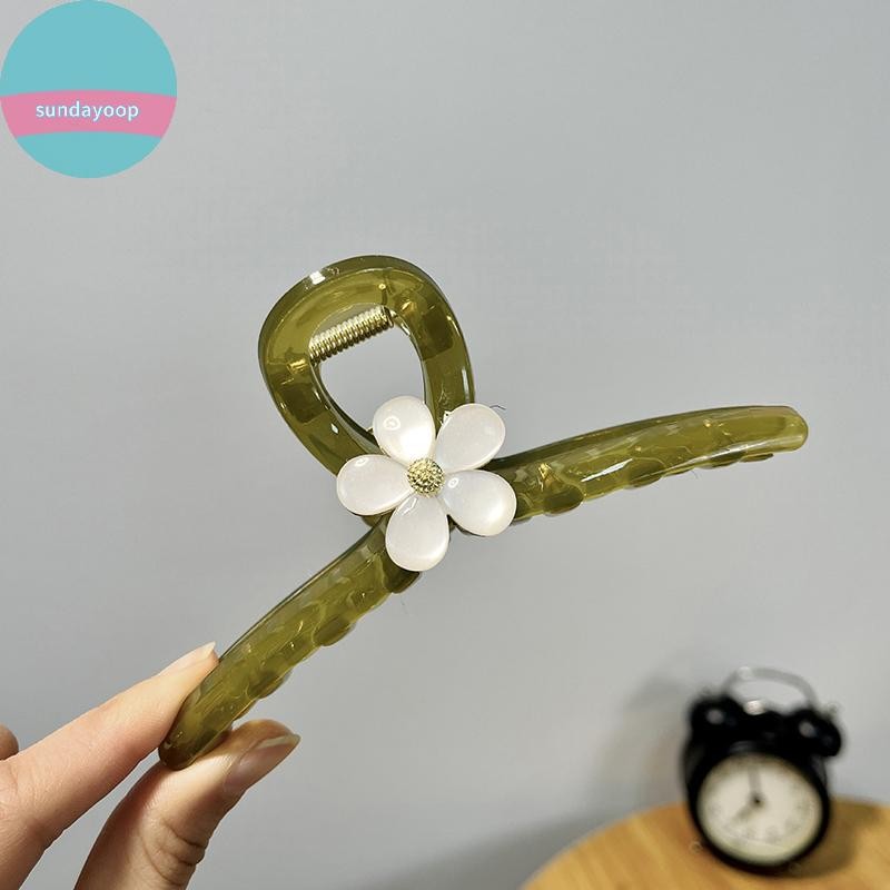 Sund Thời Trang Kẹp Hoa Cho Mũ Kẹp Tóc Tính Khí Chảo Kẹp Tóc VN