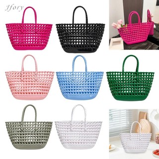 Túi Tote dệt nữ Jfory Ví du lịch Túi tay cầm nhẹ để đi lại