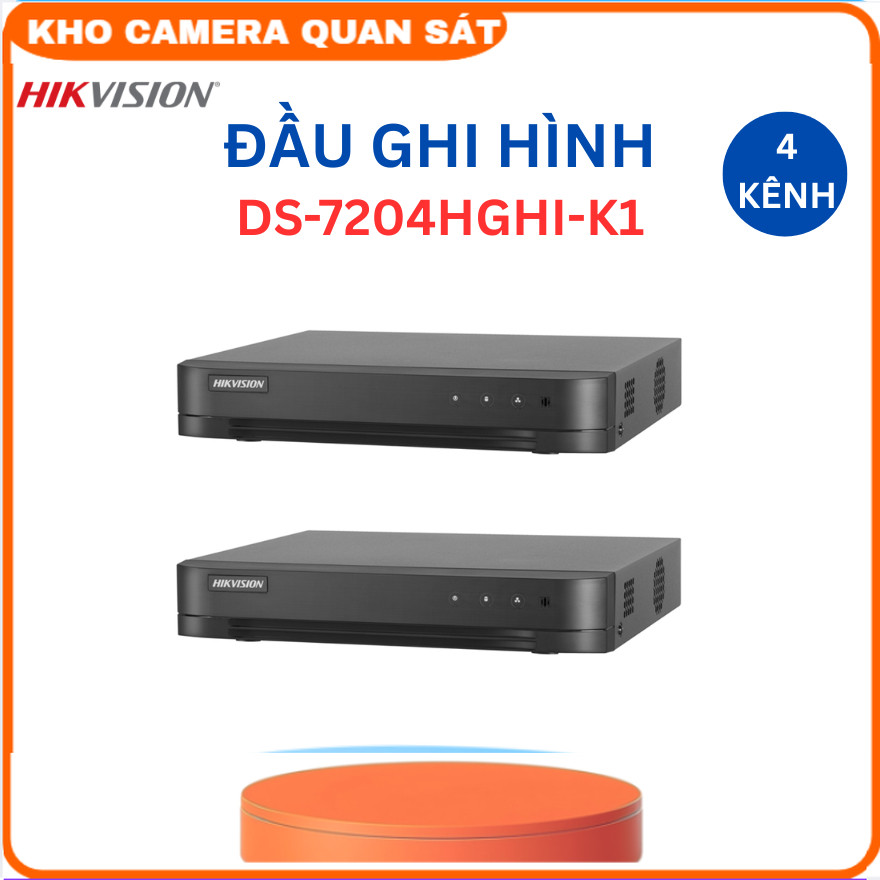 Đầu ghi Camera TVI HIKVISION DS-7204HGHI-K1 4 kênh,1080P-Kho camera ...