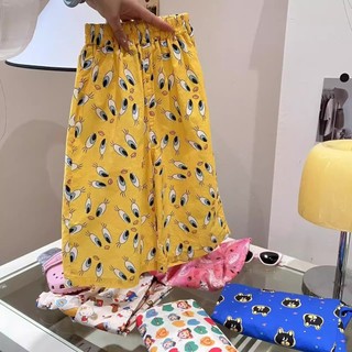 Mùa Hè Trẻ Em Phiên Bản Hàn Quốc Phù Hợp Với Bé Trai Bé Gái In Hình Hoạt Hình Tay Ngắn Top Bé Gái Quần Thẳng Màu Vàng Bộ Đồ Hai Mảnh