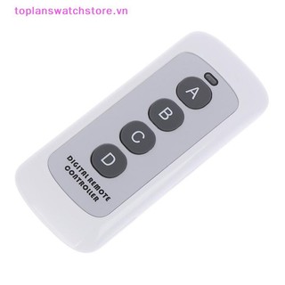 Toplanswatchstore 1Pc 433 MHz 4 Nút EV1527 Bộ phát chìa khóa không dây Mã điều khiển từ xa VN