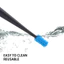 ZENZON Silicone Mềm Earpick, Dụng Cụ Làm Sạch Tai Xoắn Ốc Hai Đầu, Massage Earscoop Ear Clean 360° Dụng cụ làm sạch sáp tai quay Chăm sóc tai