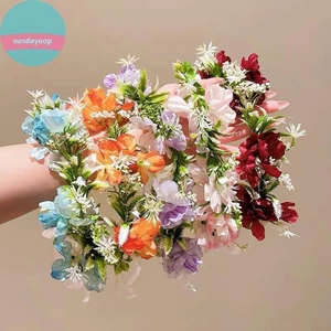 Sund Vòng Hoa Trẻ Em Mũ Đội Đầu Công Chúa Rừng Hoa Bé Gái Váy Cưới Hoa Bé Gái Giá Trị Cao VN