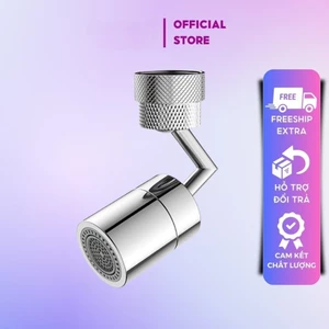Đầu Nối Vòi Nước Thông Minh Xoay 720 Độ Lắp Chậu Rửa Bát Chén Lavabo Chất Liệu INOX