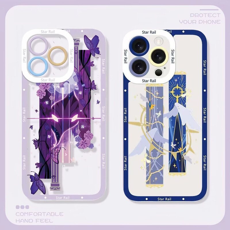 Honkai Star Rail Cover Cho OPPO A60 A54 A3S A5S A5 5G A12 A12S A17 A16K A38 A18 A37 A78 A79 A98 Ốp Lưng Mềm Trong Suốt TPU Phainon Firefly Castorice Vỏ Chống Sốc