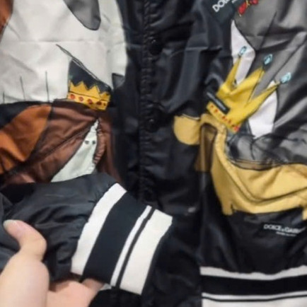 Áo Bomber Dê Gà Cúc Bấm Gia Đình Cún KCloset Áo Khoác Gió 2 Lớp Dày Dặn Dáng Rộng Nam Nữ NA962