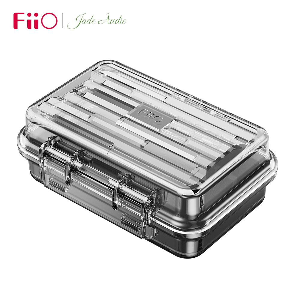 FiiO NEST Hộp Bảo Quản Tai Nghe Trong Suốt Hộp Mini Di Động Tai Nghe Cáp Dữ Liệu Chống Thấm Nước Chống Bụi Tai Nghe Hộp Bảo Vệ