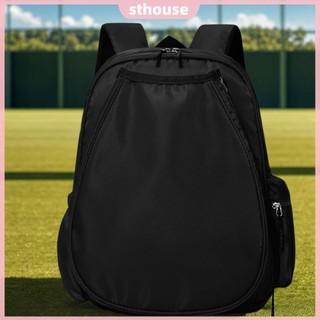 Túi đeo sau thể thao di động bằng Nylon dành cho nữ Túi đựng vợt tennis chống nước Túi thể thao đa chức năng dành cho ngăn cầu lông & giày tennis Pickleball [sthouse.vn]
