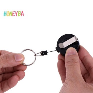< Honeyba > Huy hiệu cuộn dây có thể thu vào hạng nặng Giá đỡ ID Belf Clip Thẻ tên y tá