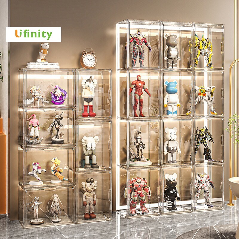 Lifinity Hộp Đựng Đa Năng Acrylic - Trưng Bày Mô Hình + Đựng Giày Dép + Mỹ Phẩm, Thiết Kế Sang Trọng