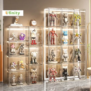 Lifinity Hộp Đựng Đa Năng Acrylic - Trưng Bày Mô Hình + Đựng Giày Dép + Mỹ Phẩm, Thiết Kế Sang Trọng